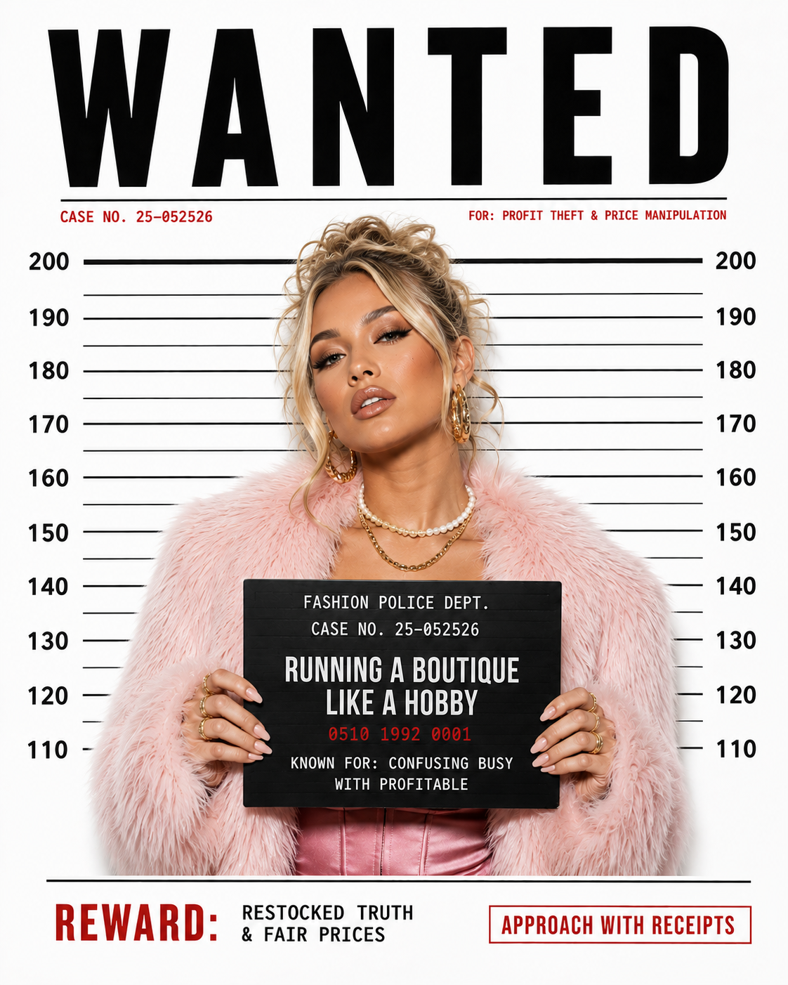 Wanted poster — Running a Boutique Like a Hobby